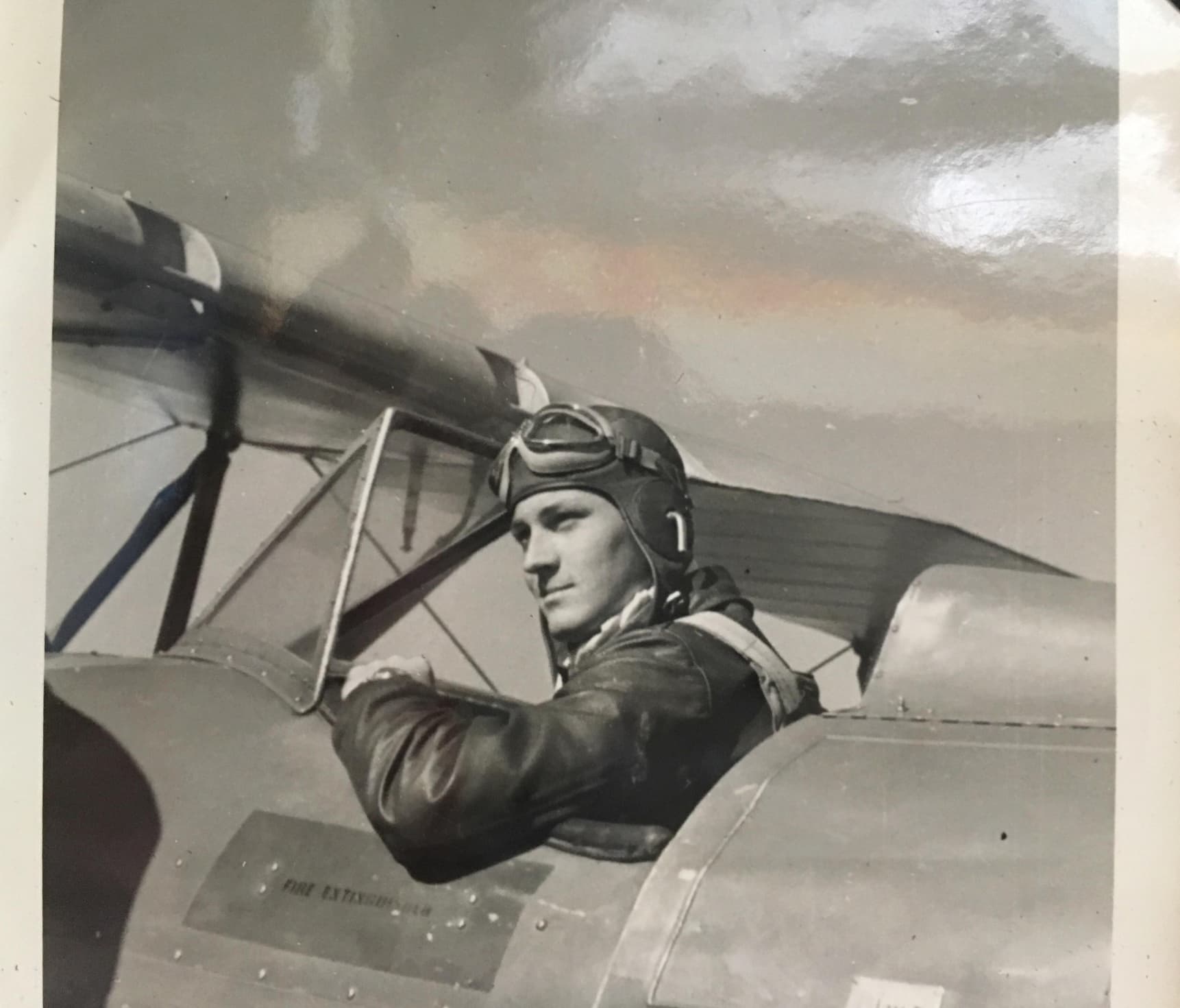 “My grandfather circa 1930s beginning a line of three generations of career aviators. I'm continuing the tradition as a UH60M pilot.”